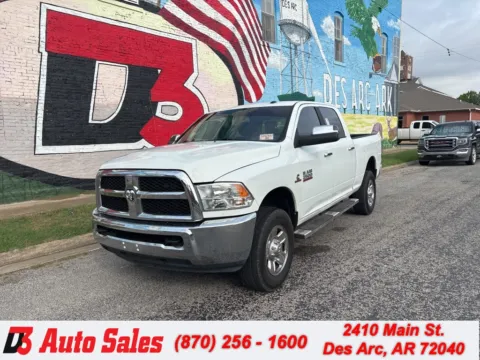 White 2018 Ram 2500 SLT for sale in Des Arc, AR