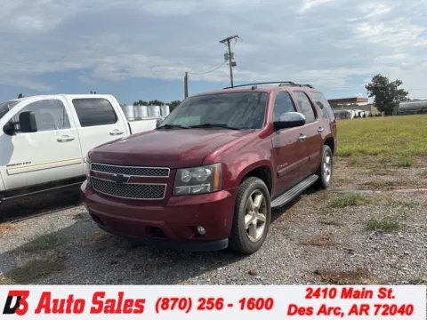 Red 2008 Chevrolet Tahoe LTZ for sale in Des Arc, AR