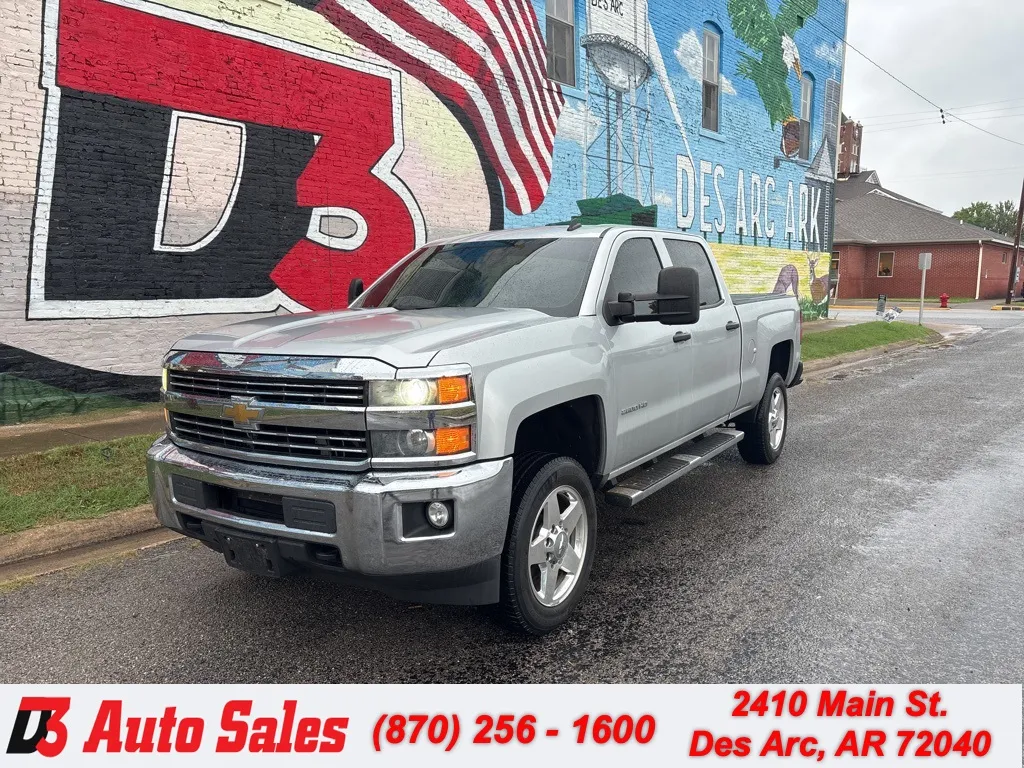 Silver 2015 Chevrolet Silverado 2500HD LT for sale in Des Arc, AR