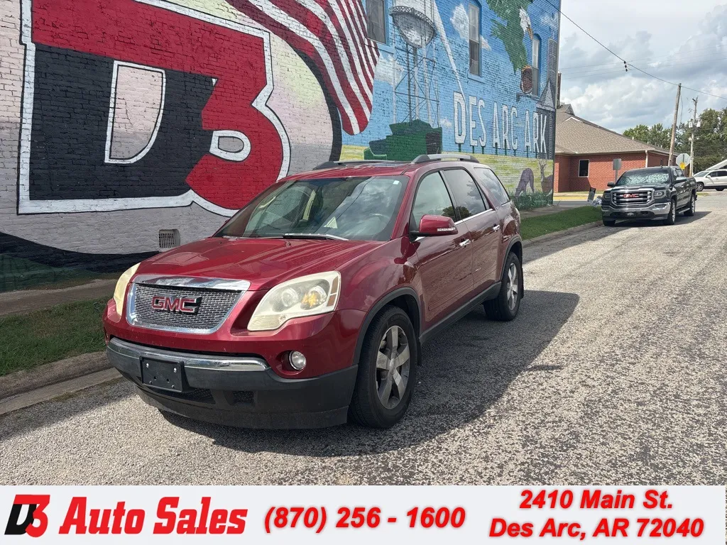 Red 2011 GMC Acadia SLT-2 for sale in Des Arc, AR