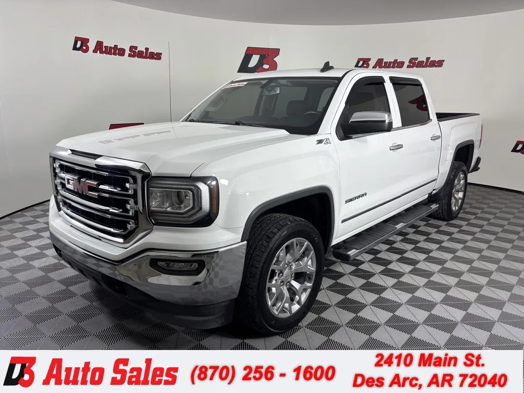 White 2017 GMC Sierra 1500 SLT for sale in Des Arc, AR
