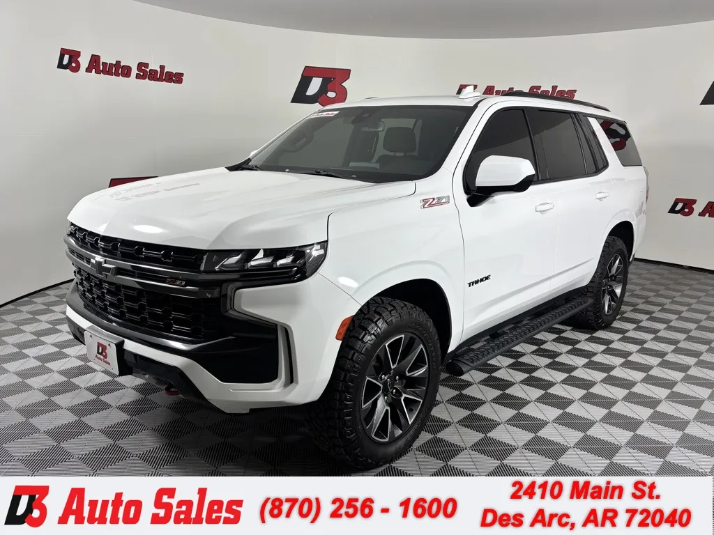 White 2021 Chevrolet Tahoe Z71 for sale in Des Arc, AR