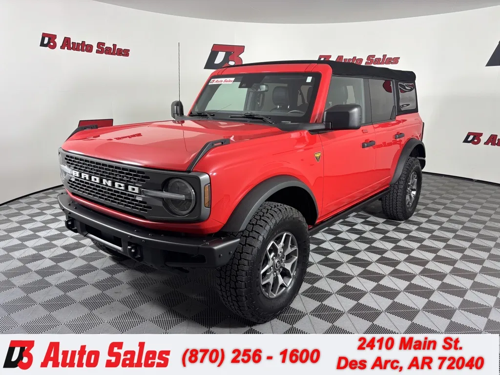 Red 2022 Ford Bronco Badlands for sale in Des Arc, AR
