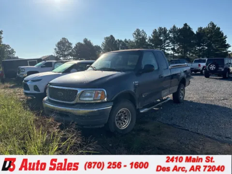 Black 2002 Ford F-150 for sale in Des Arc, AR