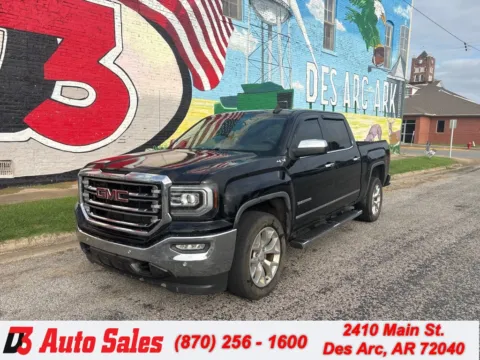 Black 2016 GMC Sierra 1500 SLT for sale in Des Arc, AR