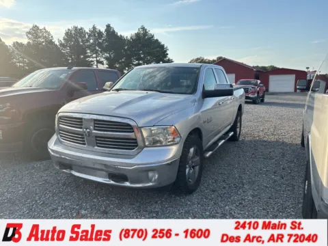 Silver 2015 Ram 1500 Big Horn for sale in Des Arc, AR