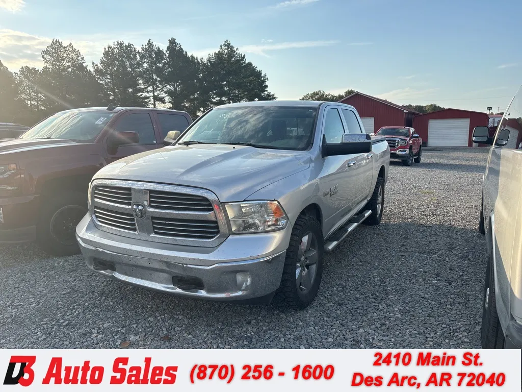 Silver 2015 Ram 1500 Big Horn for sale in Des Arc, AR