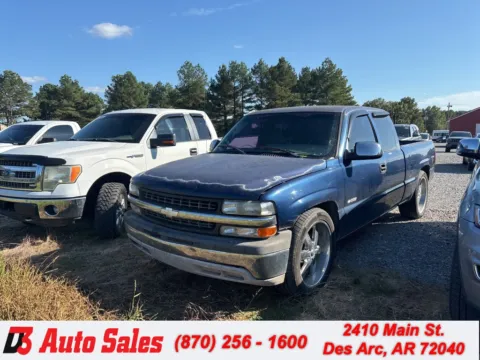 Blue 2000 Chevrolet Silverado 1500 LS for sale in Des Arc, AR
