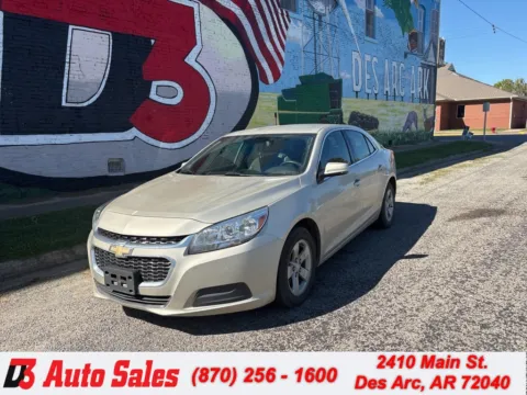 Silver 2016 Chevrolet Malibu Limited LT for sale in Des Arc, AR