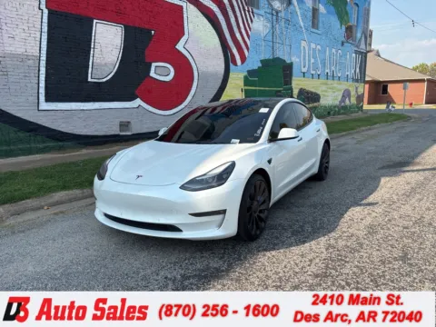 White 2022 Tesla Model 3 Long Range for sale in Des Arc, AR