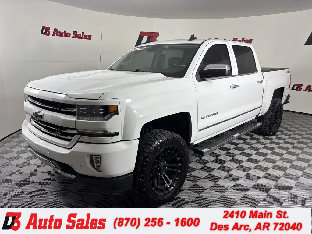 White 2018 Chevrolet Silverado 1500 LTZ for sale in Des Arc, AR