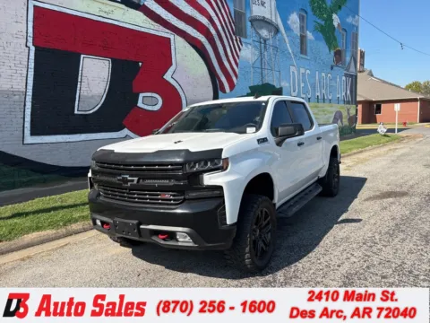 White 2021 Chevrolet Silverado 1500 LT Trail Boss for sale in Des Arc, AR
