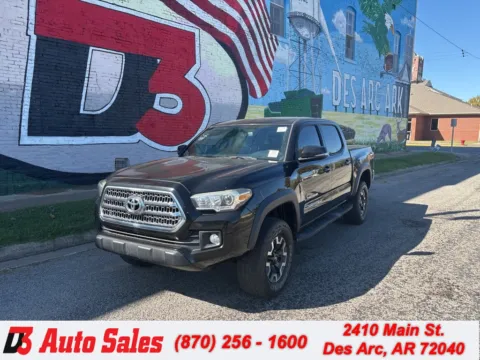 Black 2016 Toyota Tacoma SR5 for sale in Des Arc, AR