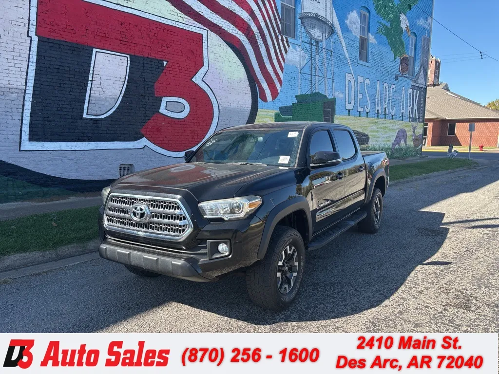Black 2016 Toyota Tacoma SR5 for sale in Des Arc, AR