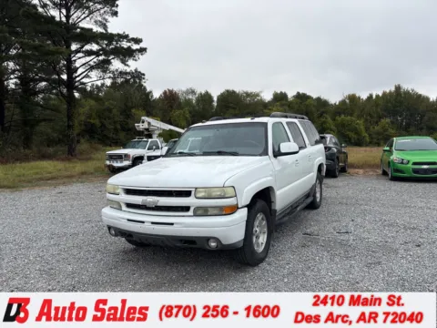 White 2004 Chevrolet Suburban 1500 Z71 for sale in Des Arc, AR