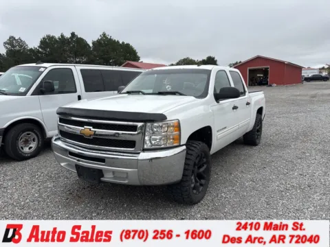 White 2012 Chevrolet Silverado 1500 Xtra Fuel Economy for sale in Des Arc, AR