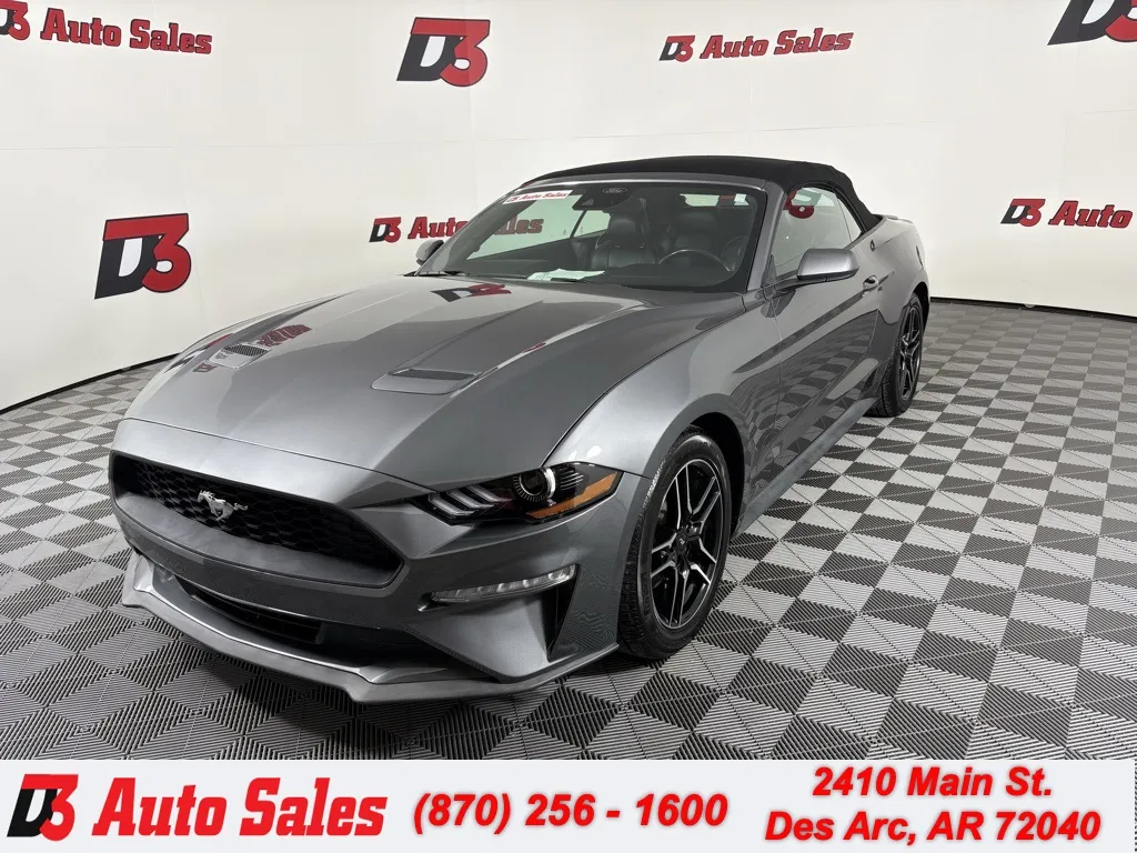 Gray 2023 Ford Mustang EcoBoost Premium for sale in Des Arc, AR
