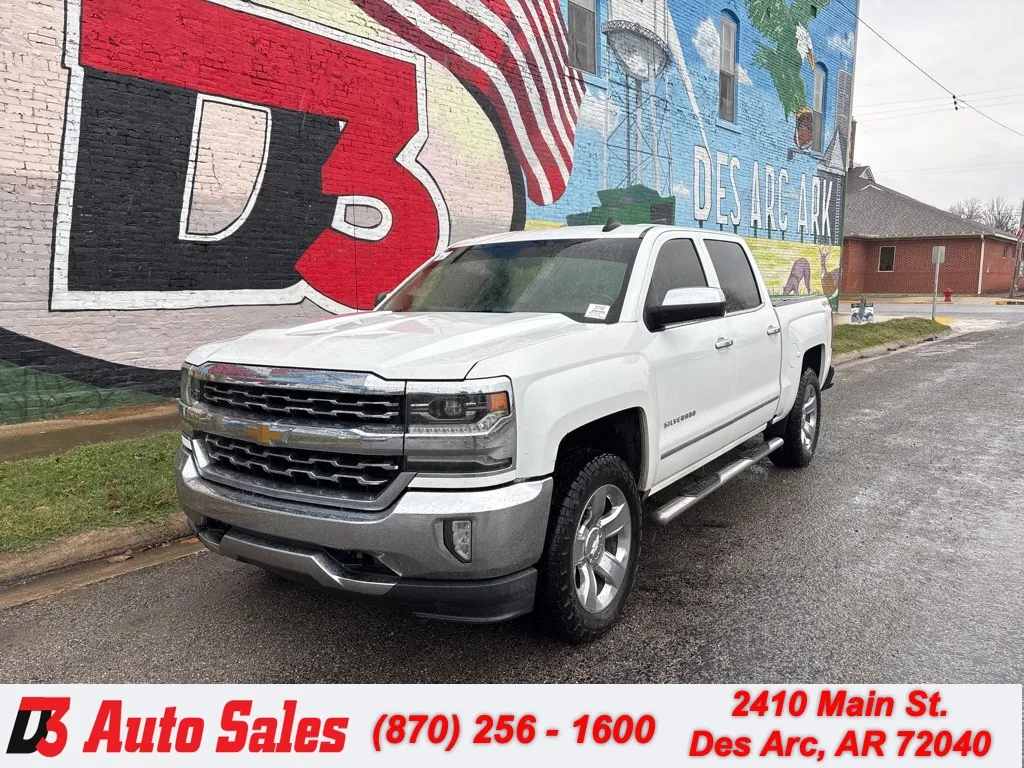 White 2018 Chevrolet Silverado 1500 LTZ for sale in Des Arc, AR