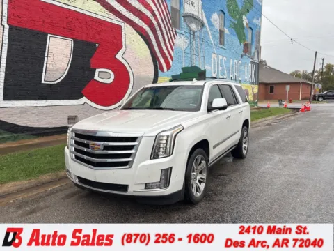 White 2017 Cadillac Escalade Premium Luxury for sale in Des Arc, AR