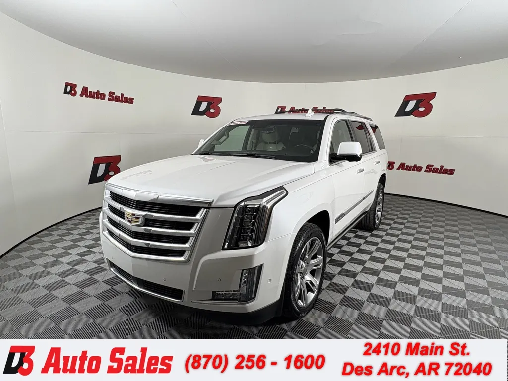 White 2017 Cadillac Escalade Premium Luxury for sale in Des Arc, AR