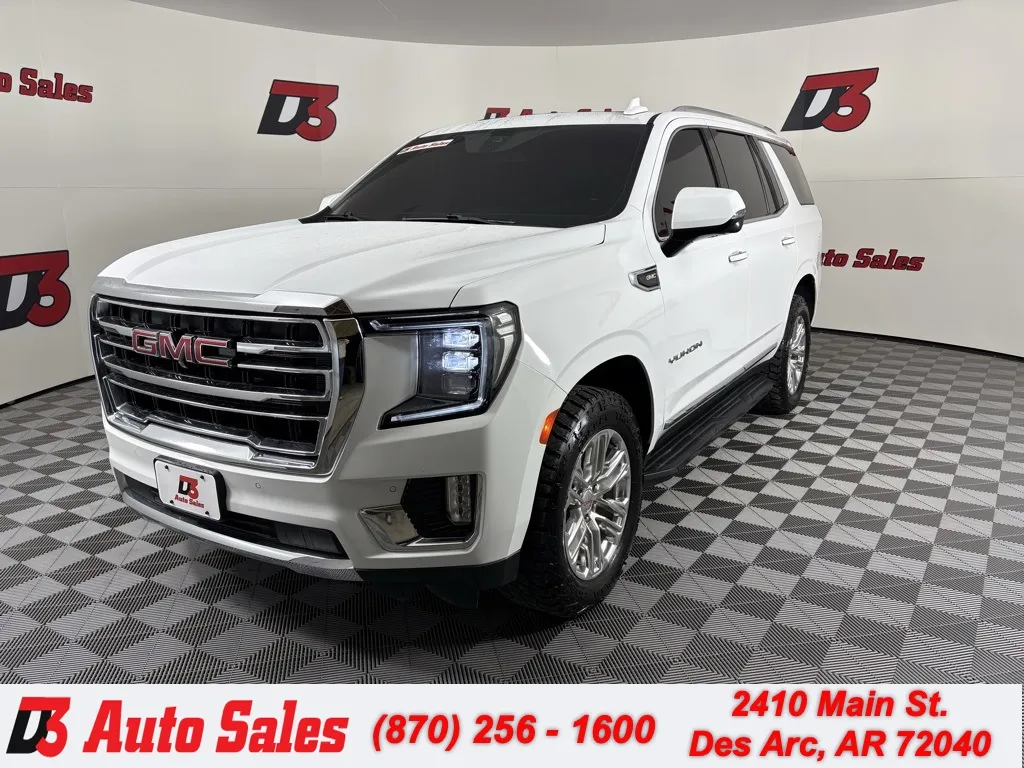 White 2021 GMC Yukon SLT for sale in Des Arc, AR