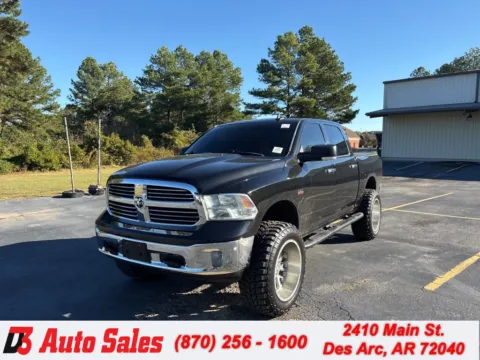 Black 2017 Ram 1500 Big Horn for sale in Des Arc, AR