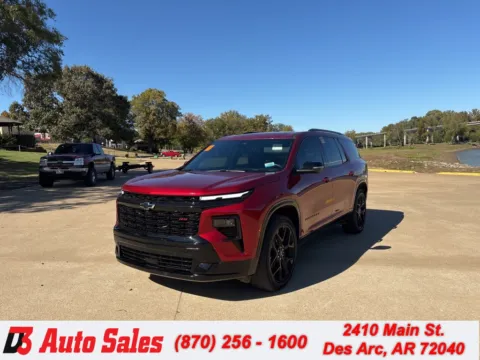 Red 2024 Chevrolet Traverse RS for sale in Des Arc, AR