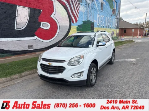 White 2016 Chevrolet Equinox LTZ for sale in Des Arc, AR