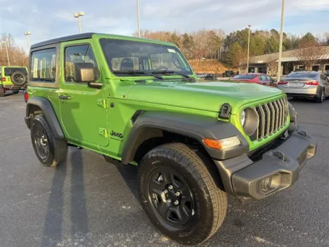 Green 2026 Jeep Wrangler 2-Door Sport 4x4 for sale in Danville, VA