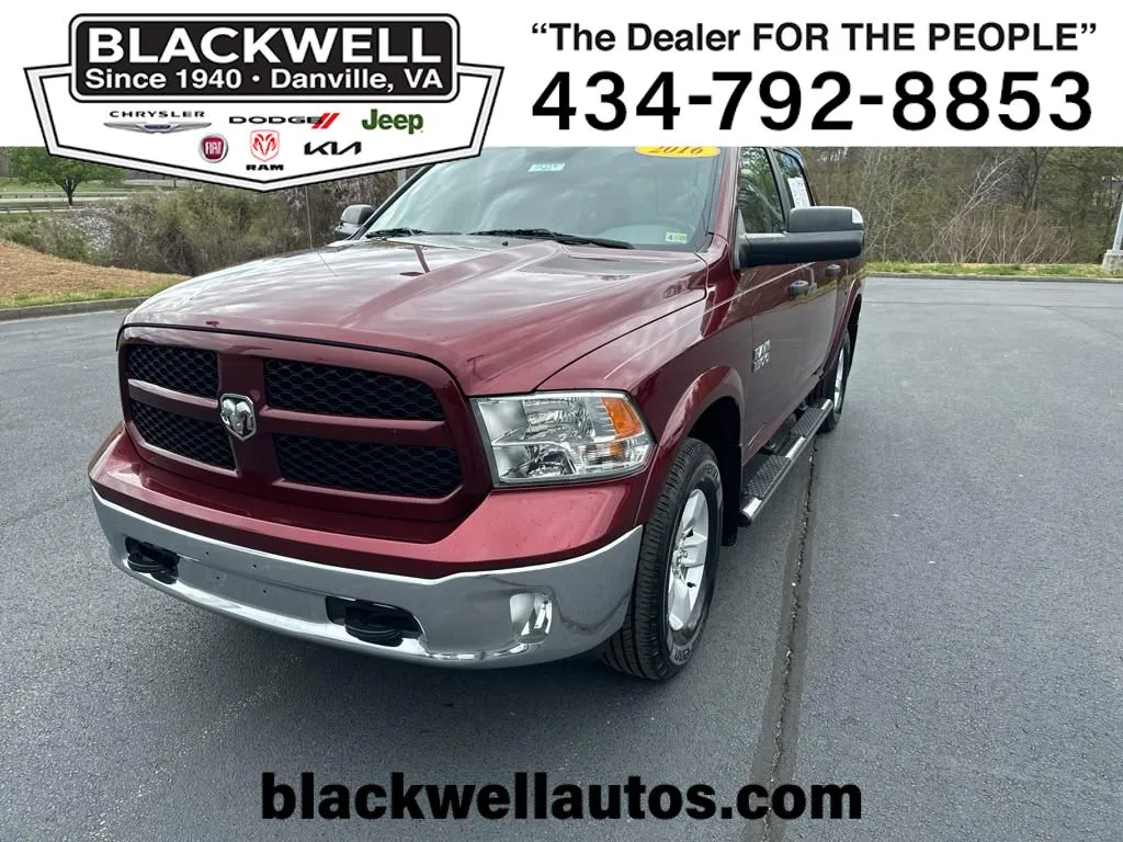 Used 2016 Ram 1500 Outdoorsman For Sale In Danville VA VIN used-2016-ram-1500-outdoorsman-for-sale-in-danville-va-vin