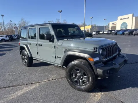 Gray 2026 Jeep Wrangler 4-Door Sport 4x4 for sale in Danville, VA