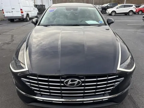 Photos of 2023 Hyundai Sonata Hybrid Blue for sale in Danville, VA at Blackwell Chrysler Dodge Jeep Ram Fiat Kia