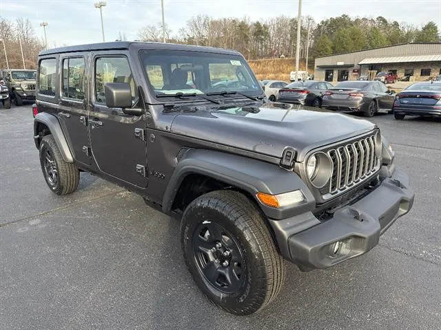 Gray 2026 Jeep Wrangler 4-Door Sport 4x4 for sale in Danville, VA