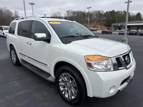 White 2015 Nissan Armada Platinum for sale in Danville, VA