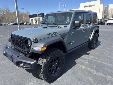 Another view of 2026 Jeep Wrangler 4-Door Willys 4x4 for sale in Danville, VA at Blackwell Chrysler Dodge Jeep Ram Fiat Kia