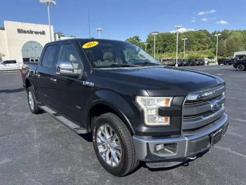 Black 2015 Ford F-150 Lariat for sale in Danville, VA