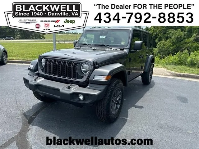 2024 Jeep Wrangler 4-Door Sport S 4x4 for sale in Danville, VA