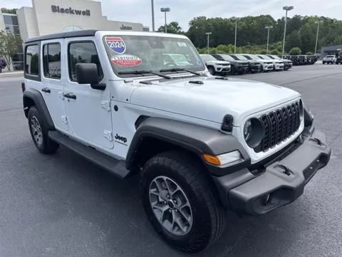 White 2024 Jeep Wrangler Sport S for sale in Danville, VA