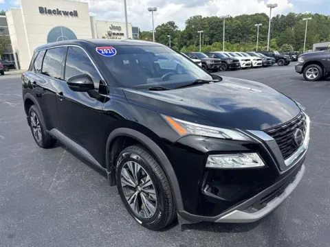 Black 2021 Nissan Rogue SV for sale in Danville, VA