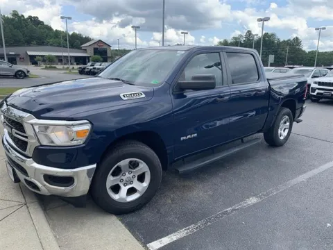Blue 2019 Ram 1500 4x4 Tradesman 4dr Crew Cab 5.6 ft. SB Pickup for sale in Danville, VA
