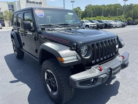 Black 2020 Jeep Wrangler Unlimited Rubicon for sale in Danville, VA