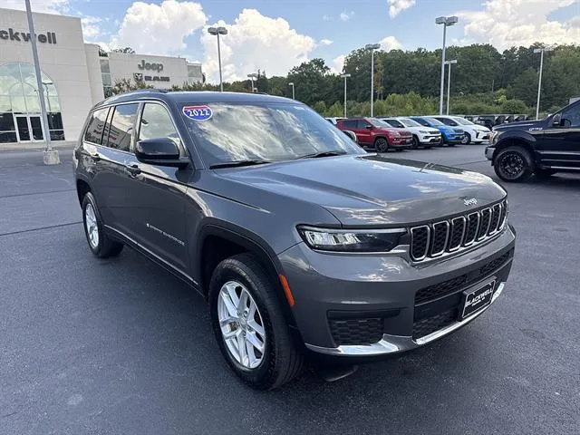 Gray 2022 Jeep Grand Cherokee L Laredo for sale in Danville, VA