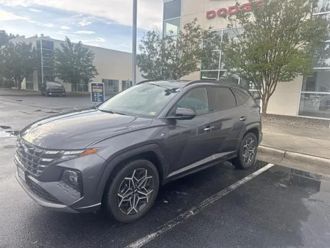 Gray 2024 Hyundai Tucson Hybrid N Line for sale in Danville, VA