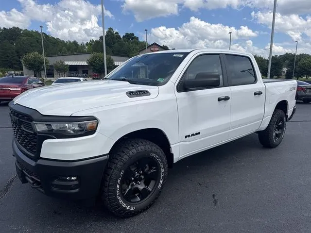 White 2025 Ram 1500 Warlock Crew Cab 4x4 5'7" Box for sale in Danville, VA