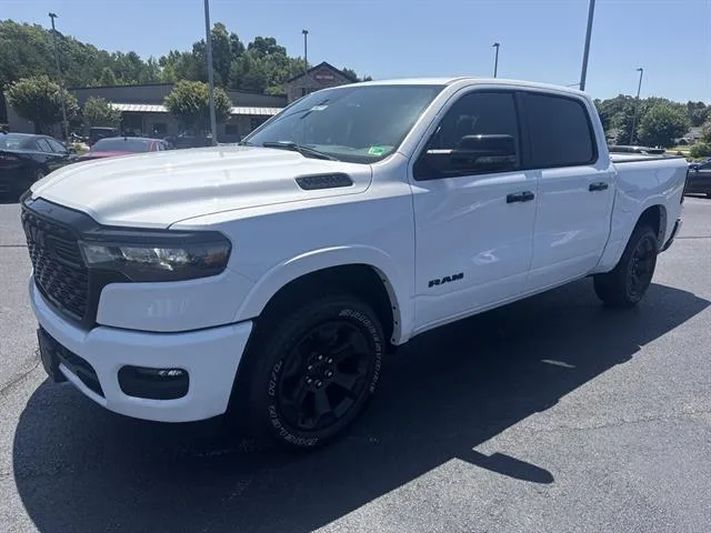 White 2025 Ram 1500 Big Horn Crew Cab 4x4 5'7" Box for sale in Danville, VA