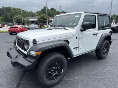 White 2025 Jeep Wrangler 2-Door Sport 4x4 for sale in Danville, VA