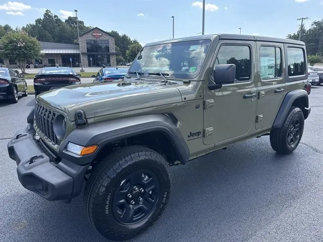 Green 2025 Jeep Wrangler 4-Door Sport 4x4 for sale in Danville, VA