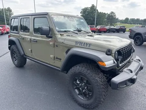 Another view of 2025 Jeep Wrangler 4-Door Willys 4x4 for sale in Danville, VA at Blackwell Chrysler Dodge Jeep Ram Fiat Kia