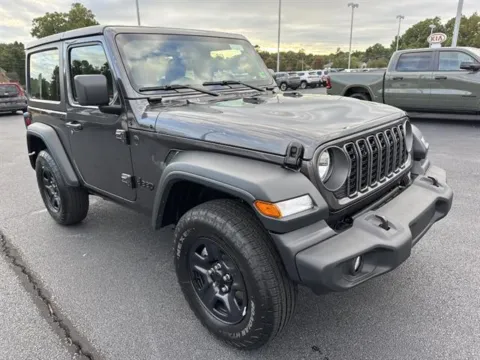 Gray 2025 Jeep Wrangler 2-Door Sport 4x4 for sale in Danville, VA