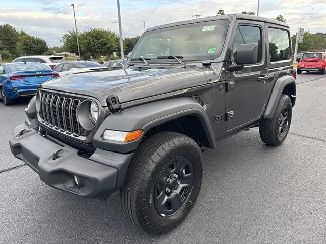 Gray 2025 Jeep Wrangler 2-Door Sport 4x4 for sale in Danville, VA